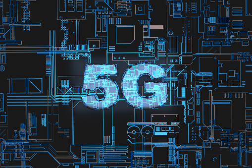 5G, Computer Chip, Abstract, Backgrounds, Bandwidth