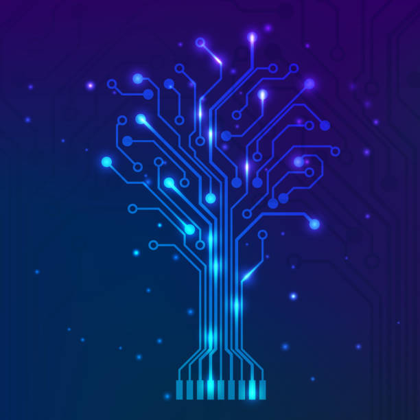 Blue Technology Tree Vector 660+ Binary Tree Stock Illustrations, Royalty-Free Vector Graphics ...