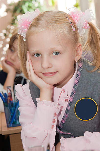 istock Thoughtful schoolgirl in the classroom 120506358