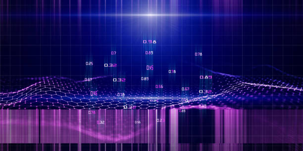 istock 3D illustrati abstract hexagon wave grid. Futuristic hexagon wire . Technology and business analyze concept. Big data. Computer communication technology. Blockchain 1205065261