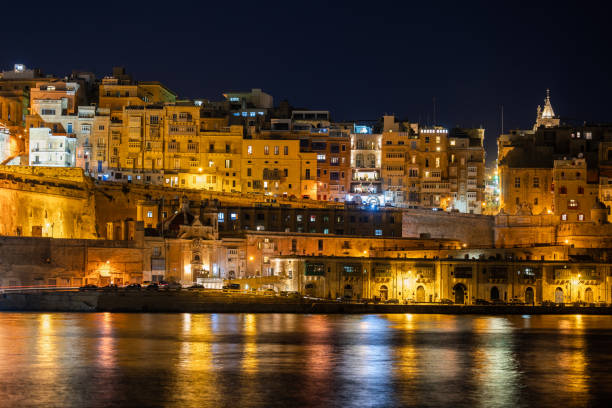 istock Valletta City By Night In Malta 1205067574