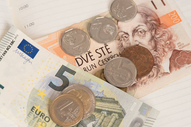 istock Czech currency crowns korunas 1205070932