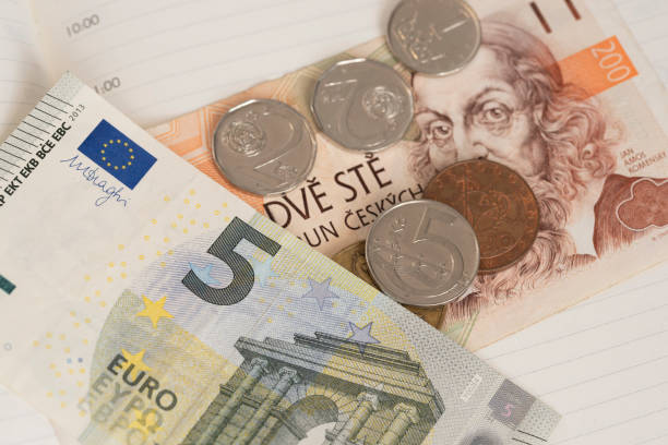 Czech currency crowns korunas