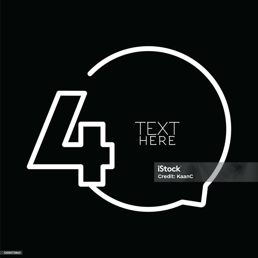 Step Image Number Step Number Stock Illustration Speech Bubble Vector Stock Illustration ...