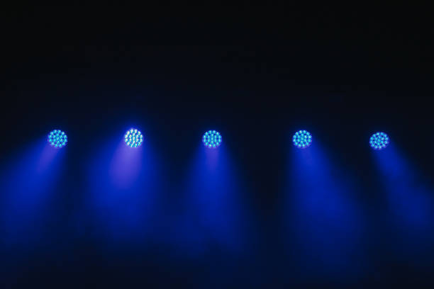 istock Close-Up Of Illuminated Lights At Night 1205073636