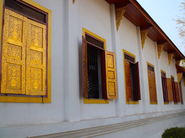 istock Temple in Chiangmai Thailand Beautifully decorated 1205077328