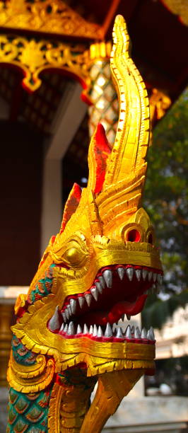istock Temple in Chiangmai Thailand Beautifully decorated 1205078725