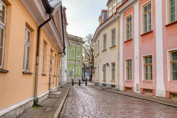 istock Views on the city streets in Old Town Tallinn 1205082977