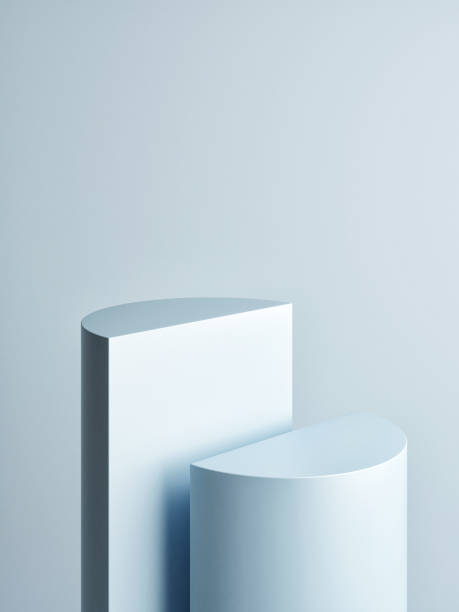 istock Mock up podium for product presentation, winner podium 1205085648