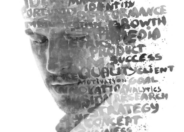 istock Paintography. A portrait combined with a painting 1205085887