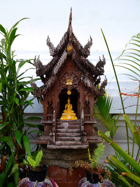 istock Temple in Chiangmai Thailand Beautifully decorated 1205087867