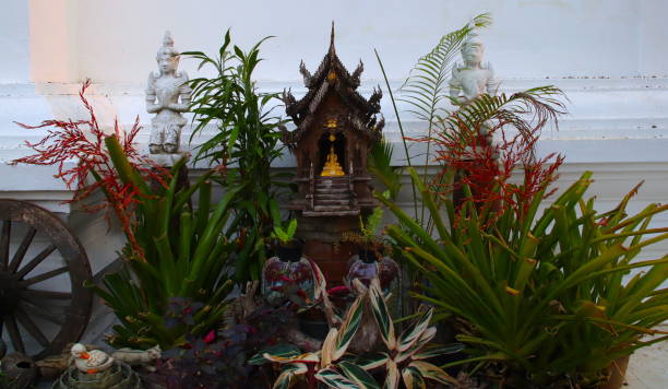 istock Temple in Chiangmai Thailand Beautifully decorated 1205087868