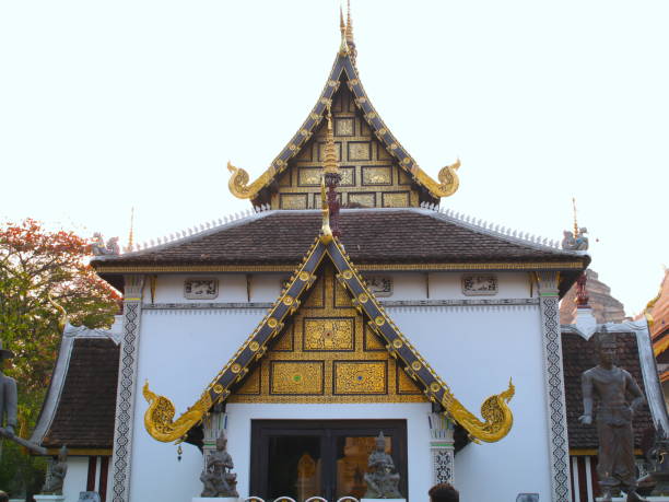 istock Temple in Chiangmai Thailand Beautifully decorated 1205088458