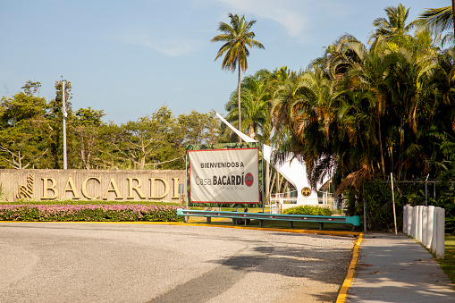 San Juan, Puerto Rico - January 22, 2020 :  Casa Bacardi distillery headquarters for Bacardi Rum in San Juan, Puerto Rico.