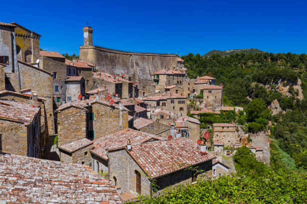 istock Sorano medieval town in Tuscany Italy 1205092407