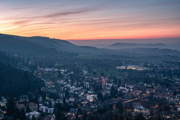 istock View of a Harz city at sunset. 1205094923