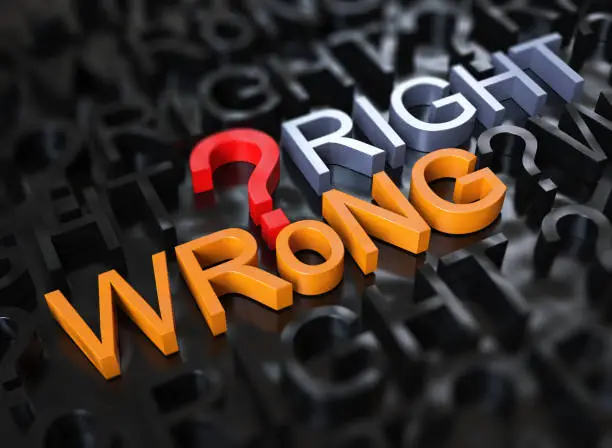 Photo of Wrong right