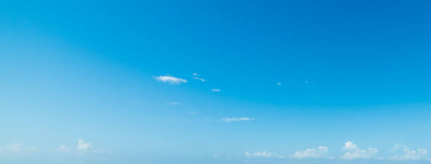istock Small clouds and blue sky in Guadeloupe 1205099016