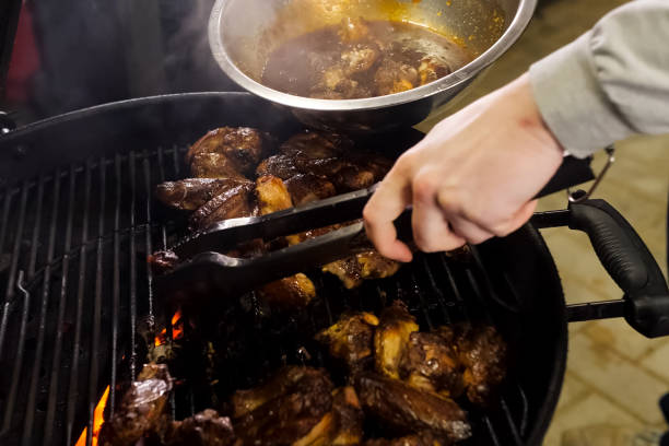 istock pieces of grilled chicken, flavored poultry meat 1205100202