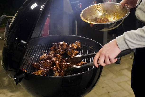 istock pieces of grilled chicken, flavored poultry meat 1205100223