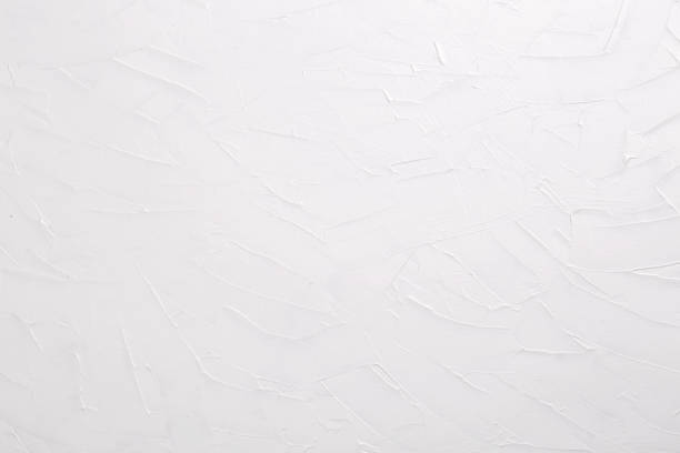 istock Abstract background texture of strokes of white art paint 1205108199