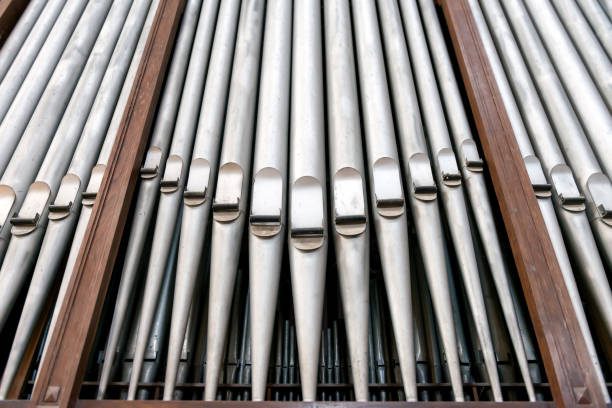 istock close view of great organ metallic pipes 1205109662