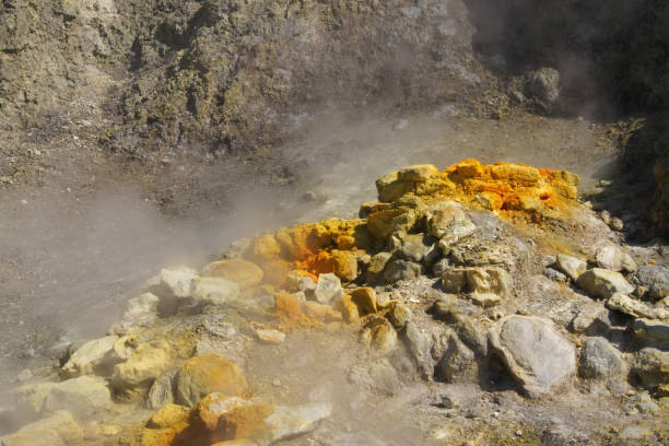 istock Fumarole in the Solfatara crater in the Phlegraean Fields in Italy 1205110037