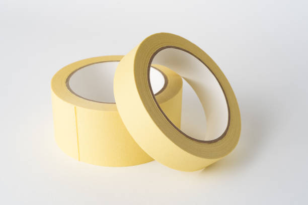 istock Masking tapes on a white background 1205113517