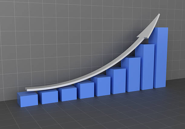 istock Graphical representation of profit increase 120511897
