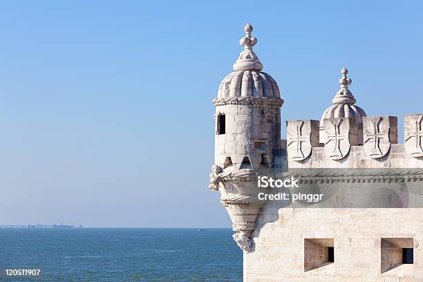 Torre De Belém Torre De Belém Em Lisboa Portugal - Fotografias de stock e mais imagens de Belém - Lisboa