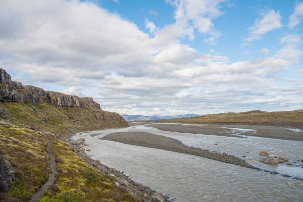 istock Glacier river Holmsa in the south Icelandic landscape 1205125357
