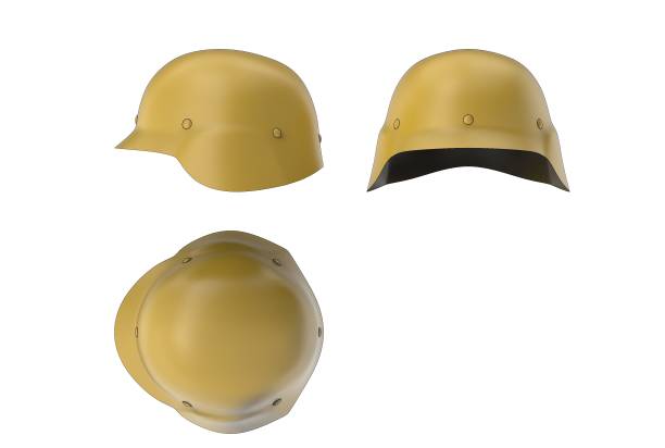 istock 3d renderings of military helmets 1205128527