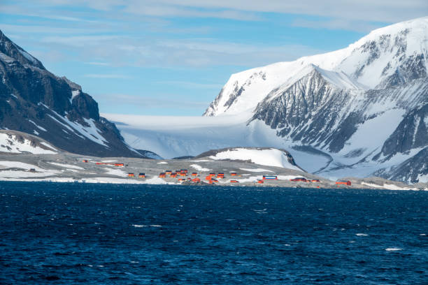istock Scenic view of the Antarctic peninsula 1205129237