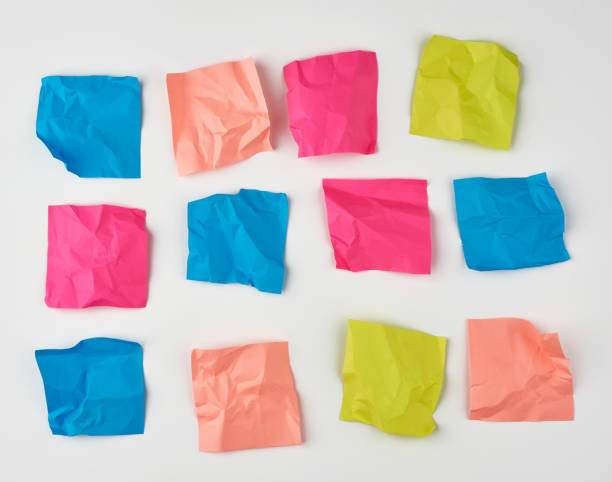 istock multicolored blank crumpled paper stickers of different sizes 1205135418