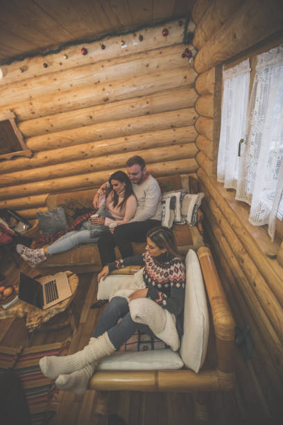 istock Keep yourself warm and watch a movie during winter 1205137859