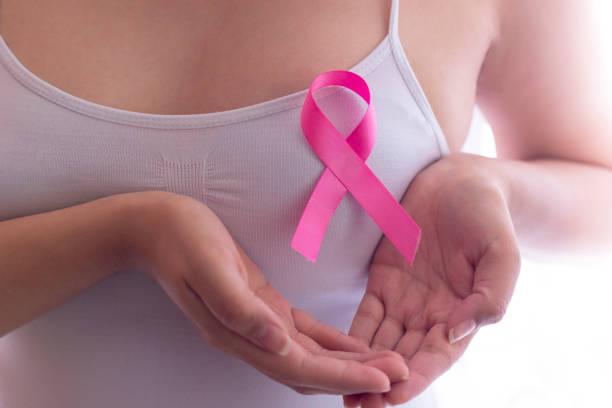 istock Breast cancer awareness concept 1205141172