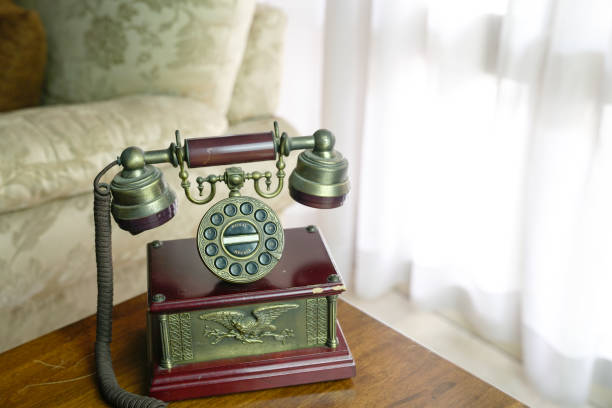 istock Classic vintage telephone 1205143490