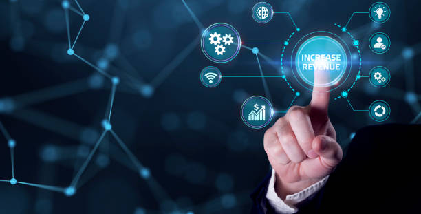 istock Business, Technology, Internet and network concept. Digital Marketing content planning advertising strategy concept.Increase revenue 1205143759