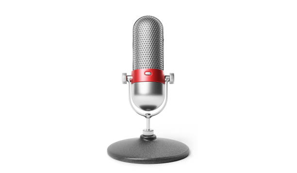 Old fashion retro microphone