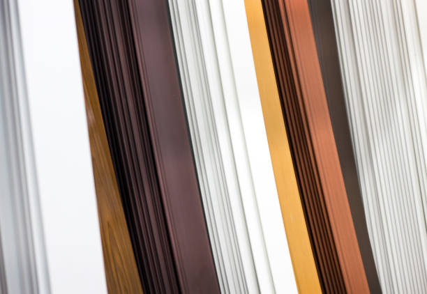 istock strip of modern artificial wood abstract 1205173334