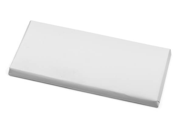istock Blank white package cover template of Chocolate Bar box mockup 1205185575