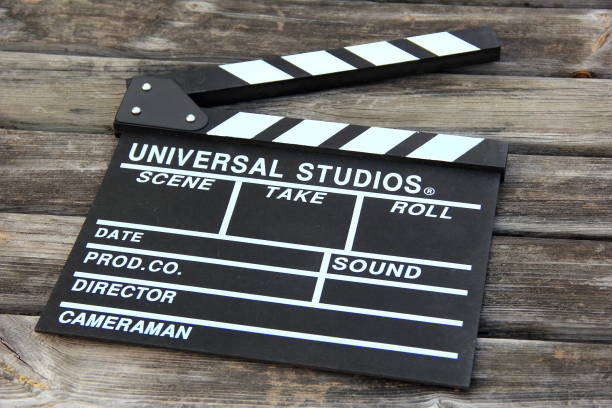 istock Movie clapper on the desk 1205187717