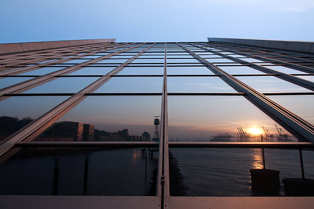 istock Reflection of Hamburg Harbour 120518875
