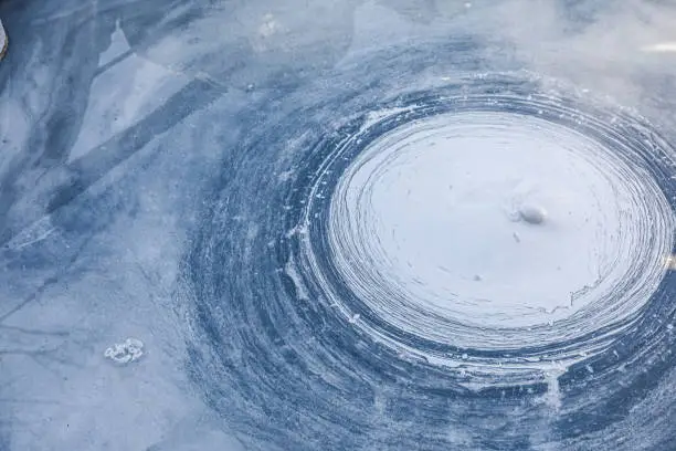 Photo of Bubble of Hot Spa in Beppu, Kyushu