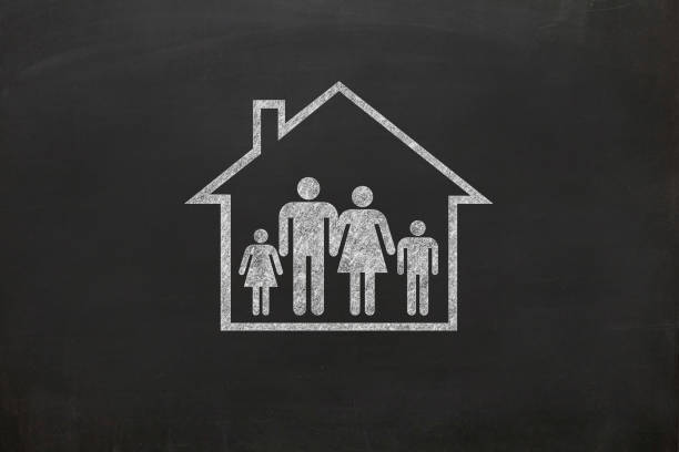istock Risk insurance protection family house 1205197333