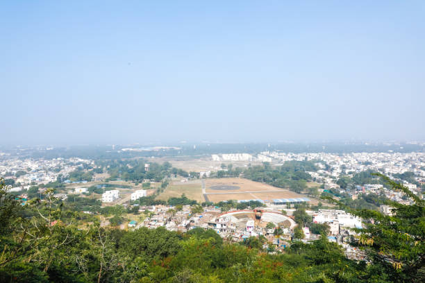 istock Arial top view on city or village 1205202306