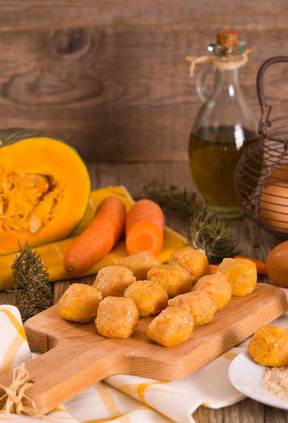 istock Pumpkin chicken meatballs. 1205203234