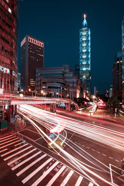 istock Massive traffic at rush hour in Taipei downtown - Taiwan 1205203638