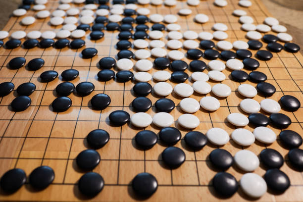 istock Go game or Weiqi (Wei-chi) - traditional Chinese board game. 1205210152