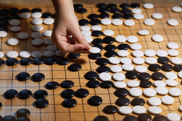 istock Go game or Weiqi (Wei-chi) - traditional Chinese board game. 1205210184